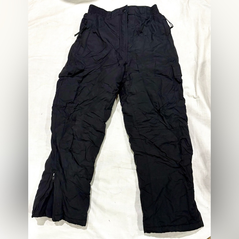 Big Chill Boys Sz 10 12 Black Snow Ski Outdoor Pants